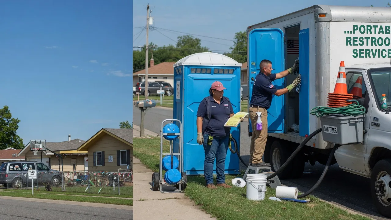 Portable Toilet Rental in Rush Center, KS near me